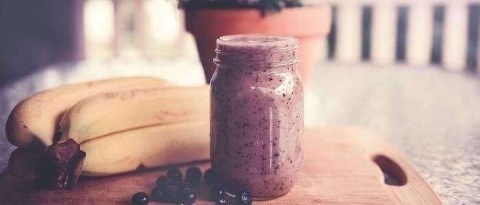 Frozen Berries and Banana Smoothie