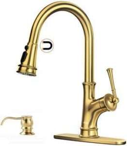APPASO Pull Out Kitchen Faucet with Pull Down Sprayer