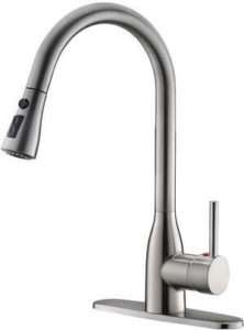UFAUCET Pull Down Kitchen Faucet With Pull Out Sprayer