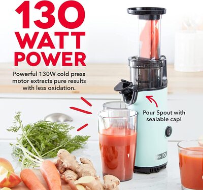 
DASH Deluxe Compact Masticating Slow Juicer
